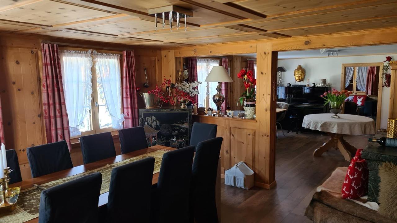 Chesa Prema Bed & Breakfast - Restaurant Disentis Buitenkant foto
